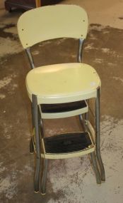 Yellow Metal Step Stool