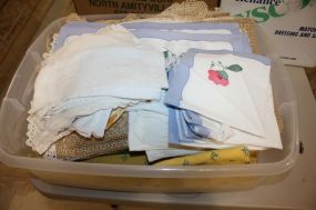 Box Lot of Linens