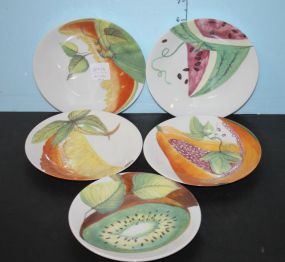 Five Small Fruit Plates
