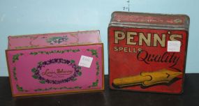 Louis Sherry and Penn's Tin Boxes