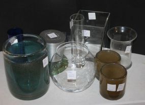 Various Glass Candleholders