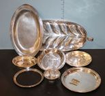 Group of Silverplate Trays