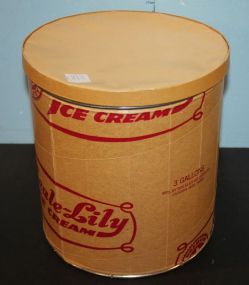 Seale Lily Ice Cream Box with Sewing Supplies