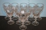 Set of Ten Goblets/ Wine Glasses
