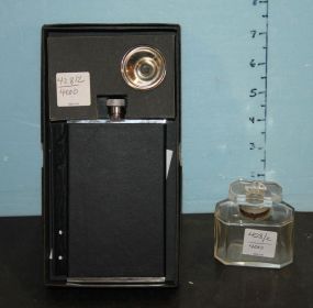 David Hayward Flask and French Perfume Bottle