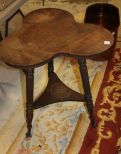 Oak Cloverleaf Table