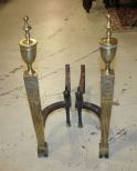 Pair of Brass Andirons