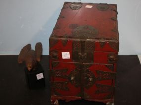Red Oriental Designed Box