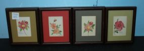 Four Small Loretta Stephens Watercolors