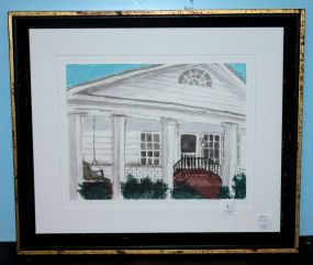 Watercolor of House 18 1/2