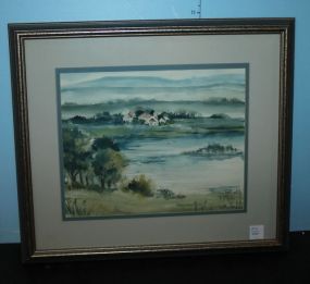 Watercolor Signed Cathy Fox 23