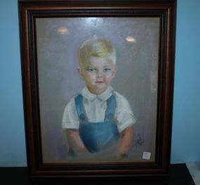 Chalk of Young Boy Dated 1960 20
