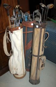 Three Sets of Golf Clubs