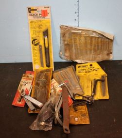 Box Lot Screwdriver bits, hex key, and wrenches
