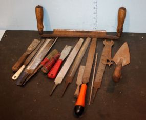 Box Lot Files and chisels