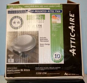 Attic Aire Roof Mounted Attic Fan