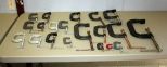 Box Lot of C-Clamps