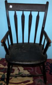 Early Slat Back Arm Chair 36