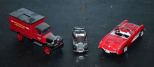 Die Cast Harbor Freight Tools Bank, Die Cast Corvette, and Die Cast Solido Rolls Royce