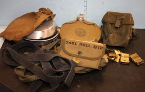 M12 Tool Roll Bags, Mess Kit, and Boy Scout Canteen