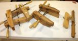 Four Wood Craftsman Wood Vises