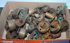 Six Sets of Furniture Casters