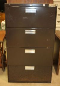 Four Drawer Metal Filing Cabinet 30