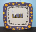 LSU Square Plate 11