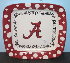 Alabama Square Plate 11