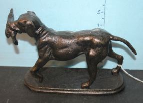 Reproduction Cast Iron Birddog Statue 6