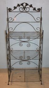 Metal Folding Three Shelf Rack 21