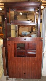 Mahogany Two Door Entertainment Cabinet 36