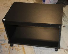 Black Microwave Cart or TV Stand 26 1/2