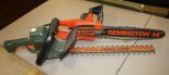 Black and Decker Hedge Hog and Remington Chain Saw Chain saw is 2.0