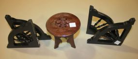 Four Black Wood Brackets and Vase Stand Brackets are 7