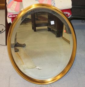 Oval Beveled Mirror 23 1/2