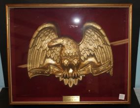 Framed Gold Eagle Inaugural Reception, 1972; 22 1/2
