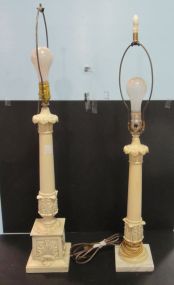 Two Column Shaped Lamps 33