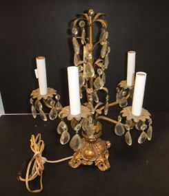 Five Light Candlestick Lamp 17 1/2