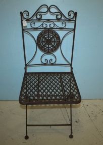 Iron Folding Side Chair 37