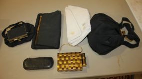 Several Purses, Gold Filled Glasses, Beaded Purse