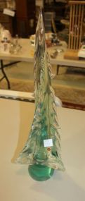 Murano Glass Christmas Tree 20 1/2