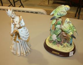Jonathan Byron Musical Parrots and Lofton China Figurine Parrots 11