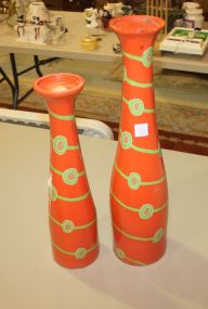 Two Painted Candlestands 18