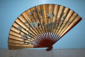Large Oriental Display Fan 40
