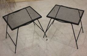 Pair of Iron End Tables 18