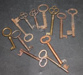Lot of Antique Keys
