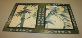 Pair of Japanese Silk Paintings 14