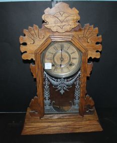 Oak Mantle Clock 23