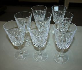 Set of Eight Signed Gorham Wine Glasses 6